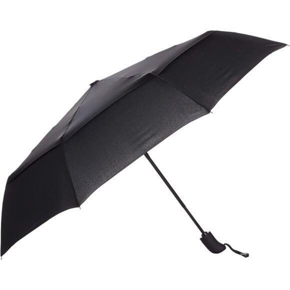 Basics Round Travel Umbrella for Rain, Wind-proof Compact Umbrella - Picture 1 of 8